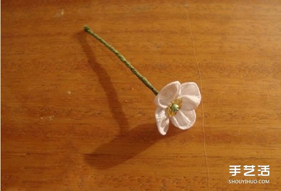 手工布藝梅花發(fā)飾DIY 不織布梅花發(fā)卡制作 -  www.rpnrmr.com