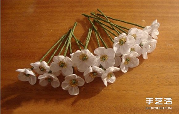 手工布藝梅花發(fā)飾DIY 不織布梅花發(fā)卡制作 -  www.rpnrmr.com