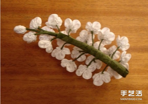 手工布藝梅花發(fā)飾DIY 不織布梅花發(fā)卡制作 -  www.rpnrmr.com