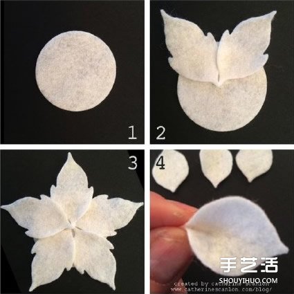 手工布藝蓮花的制作方法 可以當(dāng)胸花發(fā)帶發(fā)飾 -  www.rpnrmr.com