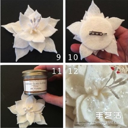 手工布藝蓮花的制作方法 可以當(dāng)胸花發(fā)帶發(fā)飾 -  www.rpnrmr.com