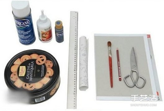 鐵盒子廢物利用DIY手工制作儲物收納盒的方法 -  www.rpnrmr.com