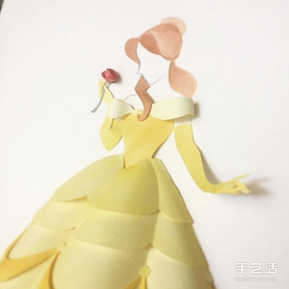 紙雕藝術(shù)：利用剪紙加拼貼制作可愛的卡通圖案 -  www.rpnrmr.com