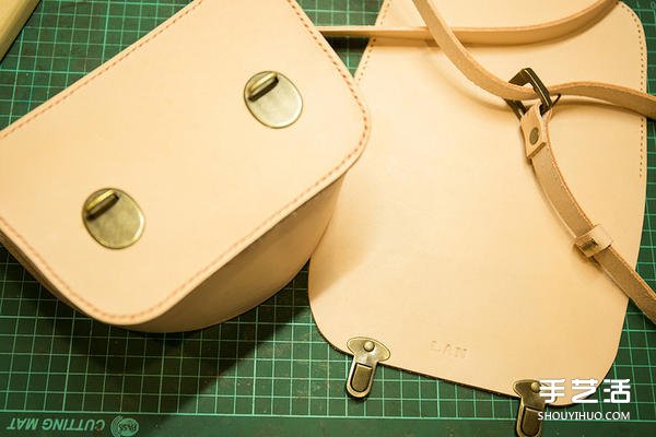 暖暖日式經(jīng)典皮革小書包DIY手工制作圖解教程 -  www.rpnrmr.com