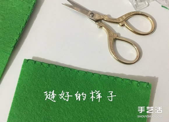 簡約不織布零錢包教程 手工布藝卡包制作圖解 -  www.rpnrmr.com