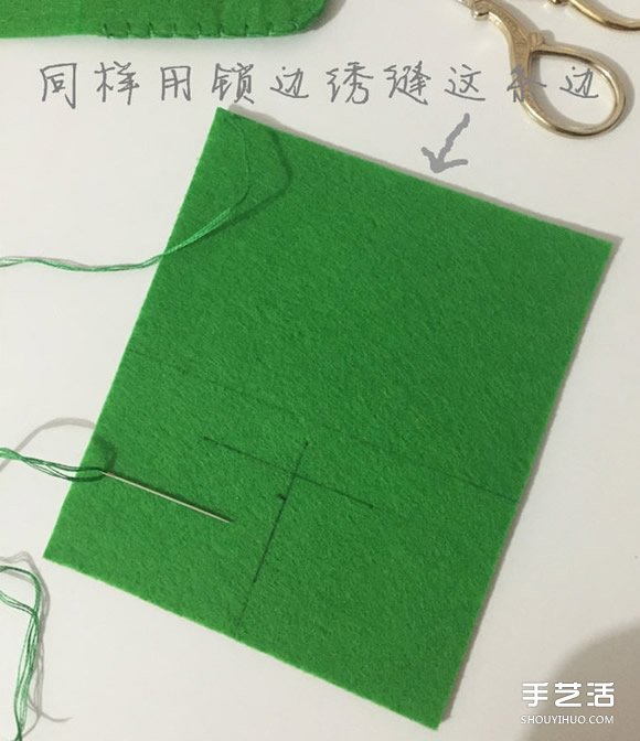 簡約不織布零錢包教程 手工布藝卡包制作圖解 -  www.rpnrmr.com