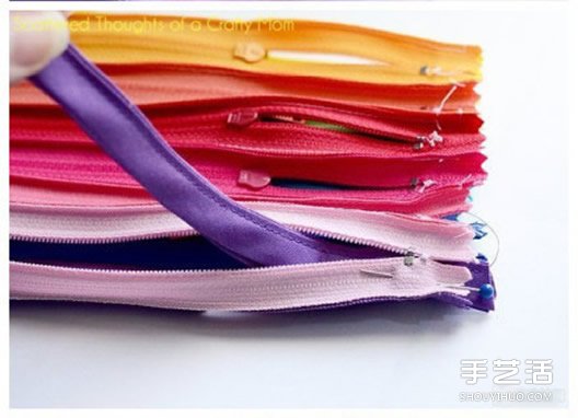 手拿拉鏈包零錢包DIY制作教程 材料全部是拉鏈 -  www.rpnrmr.com
