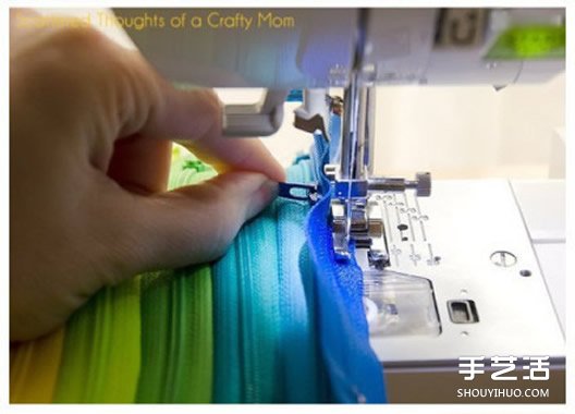 手拿拉鏈包零錢包DIY制作教程 材料全部是拉鏈 -  www.rpnrmr.com