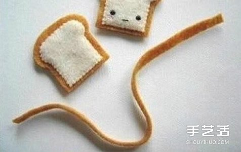 不織布小掛件手工制作 簡單布藝掛飾DIY圖解 -  www.rpnrmr.com