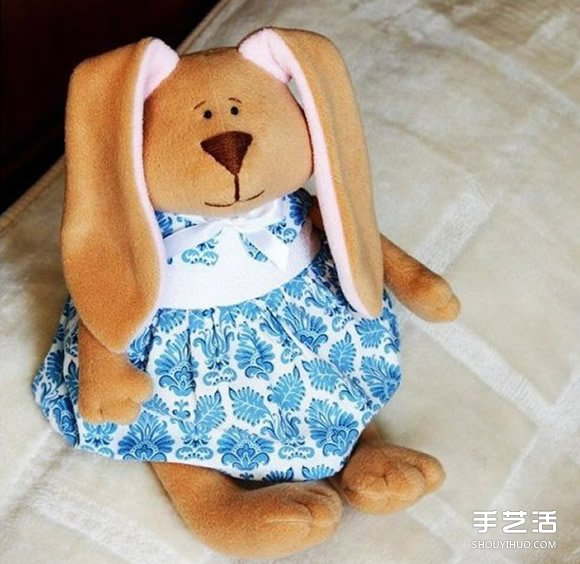 兩種兔子布偶圖紙 DIY布藝兔子制作圖紙 -  www.rpnrmr.com