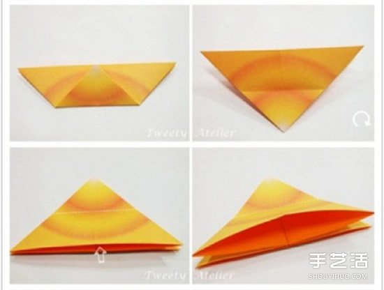 雙層愛心折法步驟圖 可用在婚禮請柬作為封口 -  www.rpnrmr.com