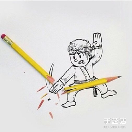 創(chuàng)意3D立體畫作品圖片 “躍然紙上”的畫作  -  www.rpnrmr.com