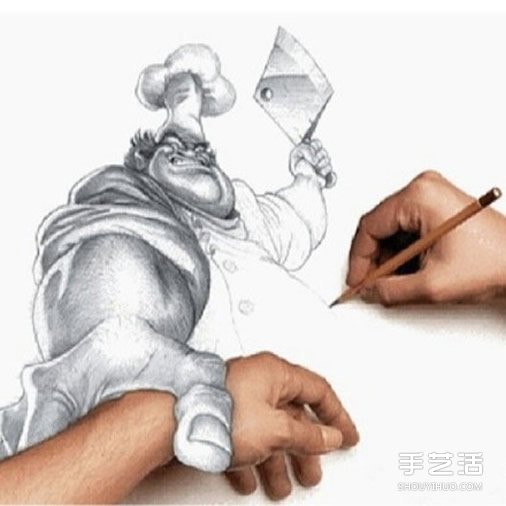創(chuàng)意3D立體畫作品圖片 “躍然紙上”的畫作  -  www.rpnrmr.com
