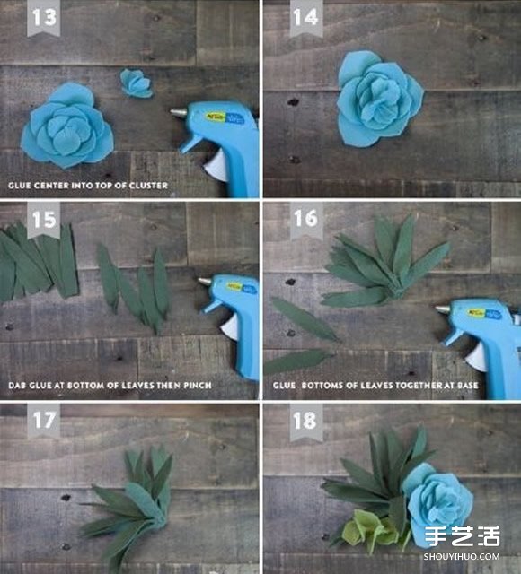 毛氈布做多肉植物的方法 多肉飾品布藝手工制作 -  www.rpnrmr.com