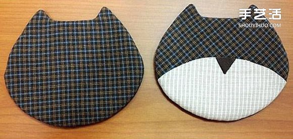 不織布貓咪頭零錢包DIY 布藝貓咪頭零錢包制作 -  www.rpnrmr.com