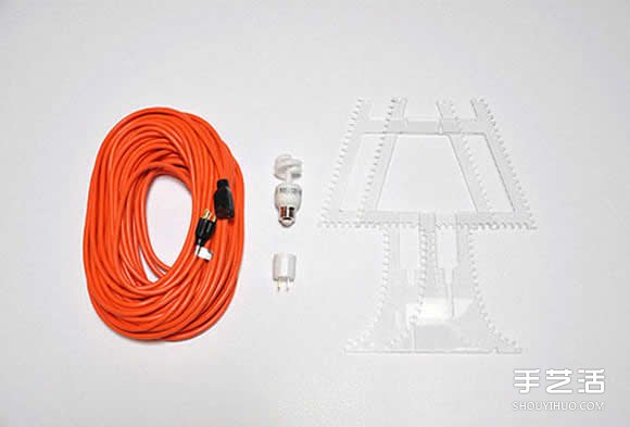 創(chuàng)意無限電纜臺燈DIY 簡單自制臺燈的方法教程 -  www.rpnrmr.com