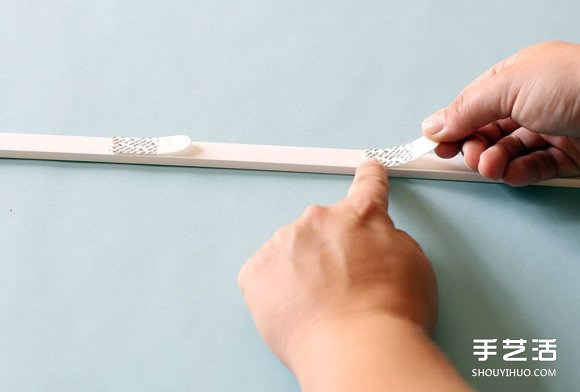 利用塑料條手工制作照片墻 塑膠條相片架DIY -  www.rpnrmr.com