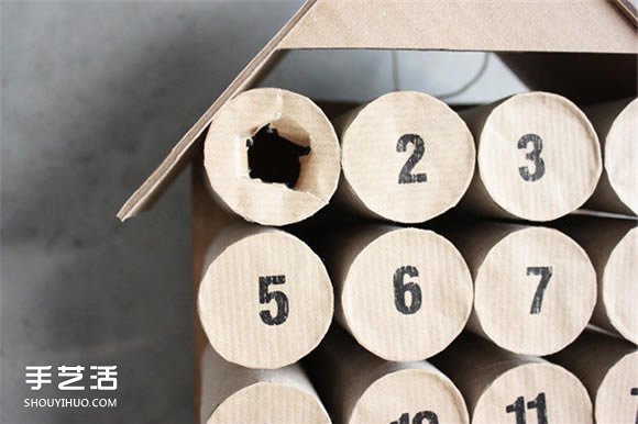 迎接圣誕到來 用卷紙筒為他做個倒數日歷吧~ -  www.rpnrmr.com