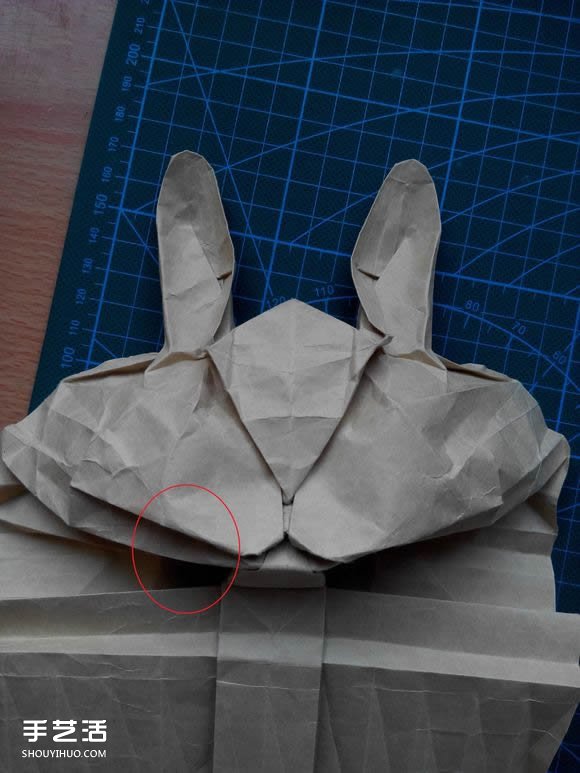折紙兔子頭詳細(xì)步驟圖 復(fù)雜立體兔頭的折法 -  www.rpnrmr.com