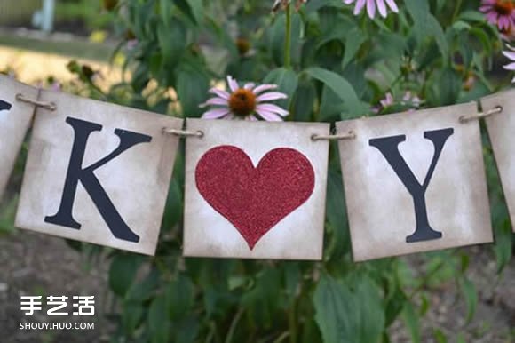 派對掛旗手工制作方法 DIY節(jié)日旗幟掛飾圖片 -  www.rpnrmr.com