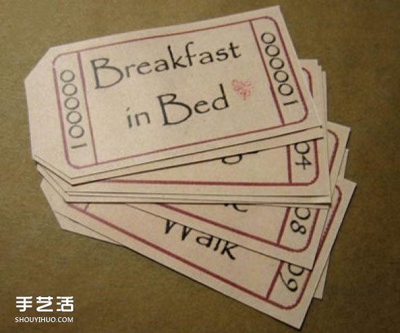 情趣情人節(jié)禮物DIY 創(chuàng)意“愛(ài)情優(yōu)惠券”賀卡 -  www.rpnrmr.com
