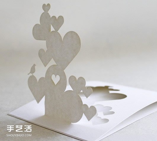 情人節(jié)立體賀卡制作圖片 立體情人節(jié)賀卡模板 -  www.rpnrmr.com