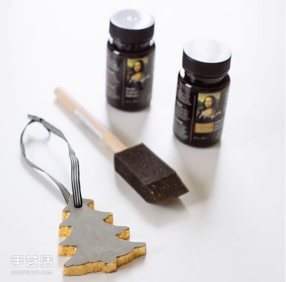 自制水泥圣誕樹掛件 水泥手工制作圣誕樹掛飾 -  www.rpnrmr.com