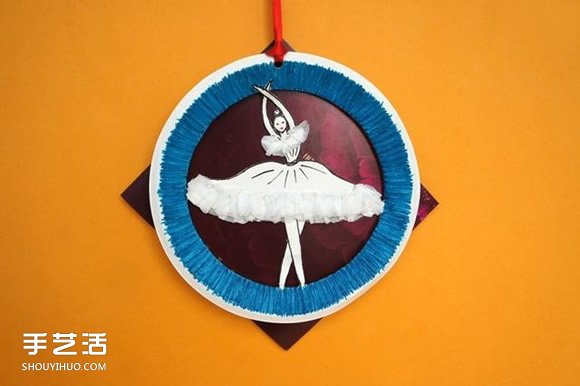 紙盤手工制作芭蕾舞者 創(chuàng)意紙盤手工DIY圖片 -  www.rpnrmr.com