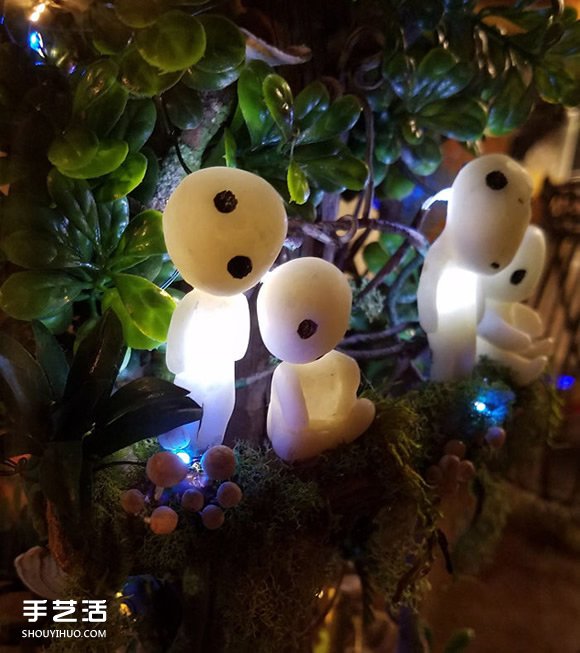 媽媽做的生日禮物！玻璃罩里的呆萌木靈花園 -  www.rpnrmr.com