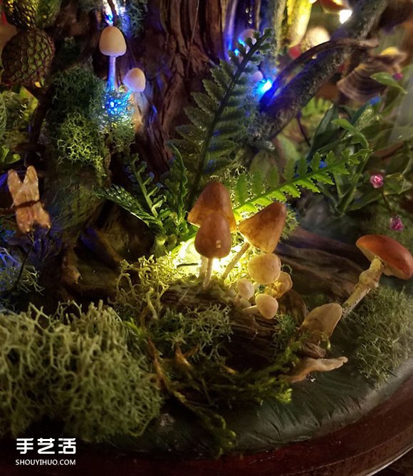 媽媽做的生日禮物！玻璃罩里的呆萌木靈花園 -  www.rpnrmr.com