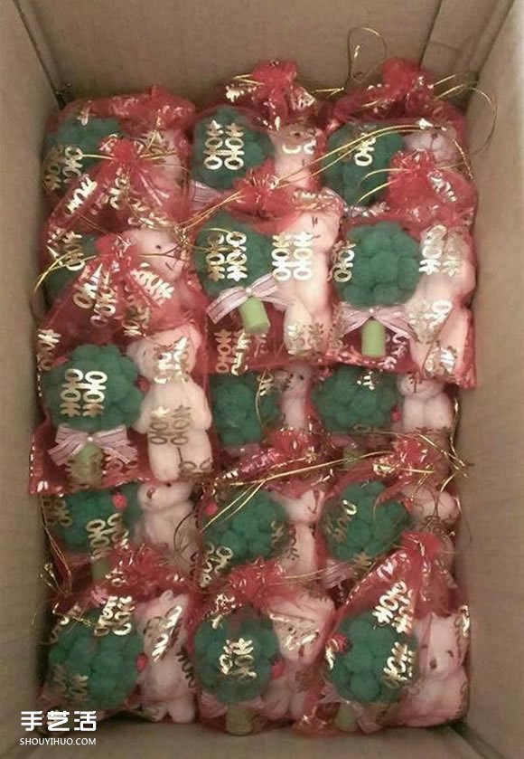 自制婚禮伴手禮的方法 可愛花菜鑰匙圈掛件DIY -  www.rpnrmr.com
