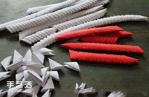三角插天鵝教程 三角插手工藝品天鵝的做法 -  www.rpnrmr.com
