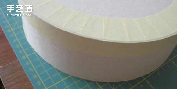 怎么做圓形布盒子教程 圓形布藝收納盒DIY圖解 -  www.rpnrmr.com