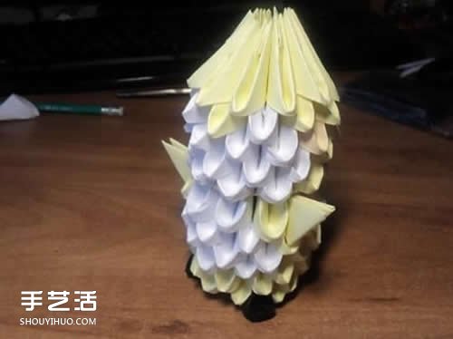 三角插鴨子怎么做圖解 三角插手工藝品鴨子制作 -  www.rpnrmr.com