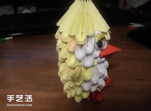 三角插鴨子怎么做圖解 三角插手工藝品鴨子制作 -  www.rpnrmr.com