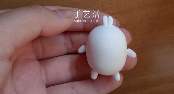 土豆兔粘土制作教程 超輕粘土土豆兔DIY圖解 -  www.rpnrmr.com