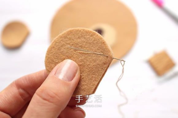 不織布新年小熊制作 超萌小熊布偶DIY圖解 -  www.rpnrmr.com