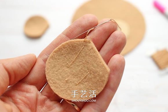 不織布新年小熊制作 超萌小熊布偶DIY圖解 -  www.rpnrmr.com