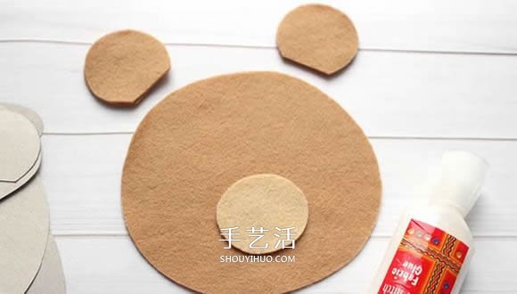 不織布新年小熊制作 超萌小熊布偶DIY圖解 -  www.rpnrmr.com