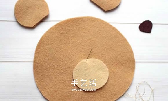 不織布新年小熊制作 超萌小熊布偶DIY圖解 -  www.rpnrmr.com
