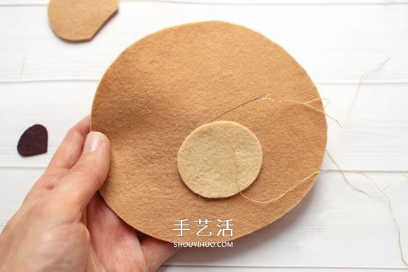 不織布新年小熊制作 超萌小熊布偶DIY圖解 -  www.rpnrmr.com