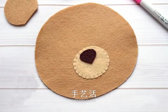不織布新年小熊制作 超萌小熊布偶DIY圖解 -  www.rpnrmr.com