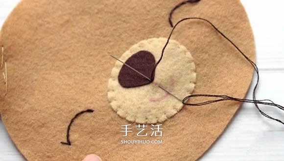 不織布新年小熊制作 超萌小熊布偶DIY圖解 -  www.rpnrmr.com