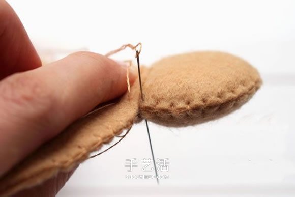 不織布新年小熊制作 超萌小熊布偶DIY圖解 -  www.rpnrmr.com