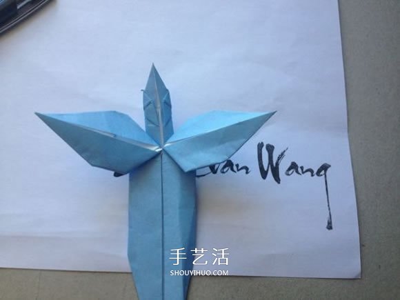 怎么折紙翼龍的折法 手工折紙翼龍圖解教程 -  www.rpnrmr.com