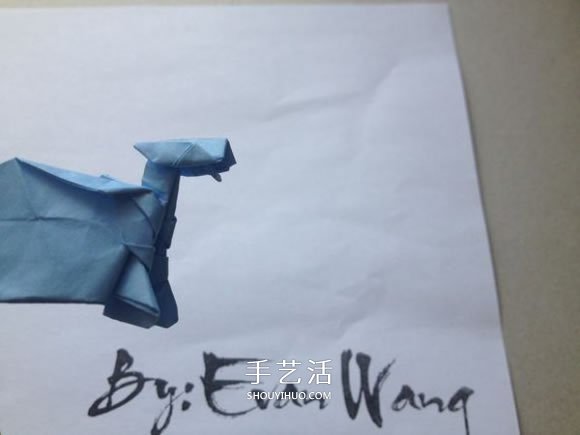 怎么折紙翼龍的折法 手工折紙翼龍圖解教程 -  www.rpnrmr.com