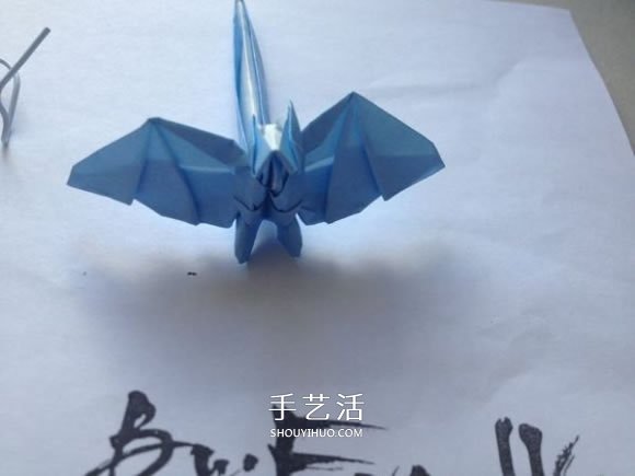 怎么折紙翼龍的折法 手工折紙翼龍圖解教程 -  www.rpnrmr.com