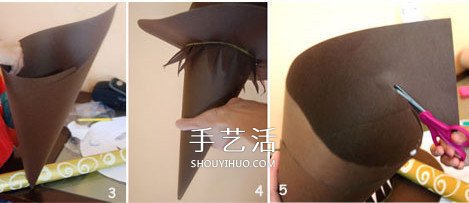 自制女巫帽的方法圖解 萬(wàn)圣節(jié)幼兒女巫帽做法 -  www.rpnrmr.com
