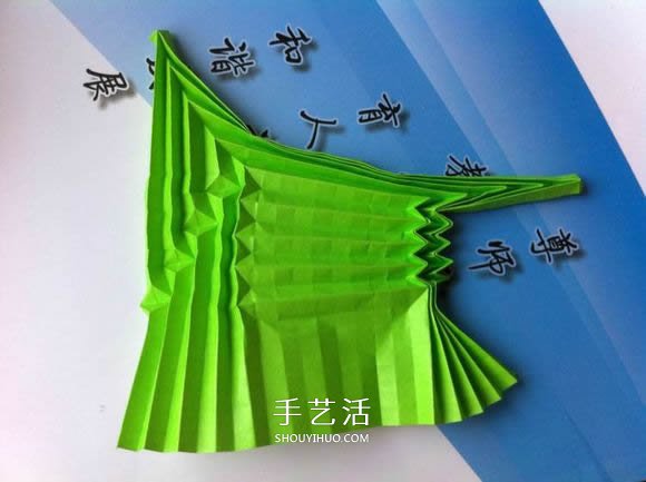蛇腹蝴蝶的折法圖解 折紙美麗蝴蝶的方法教程 -  www.rpnrmr.com