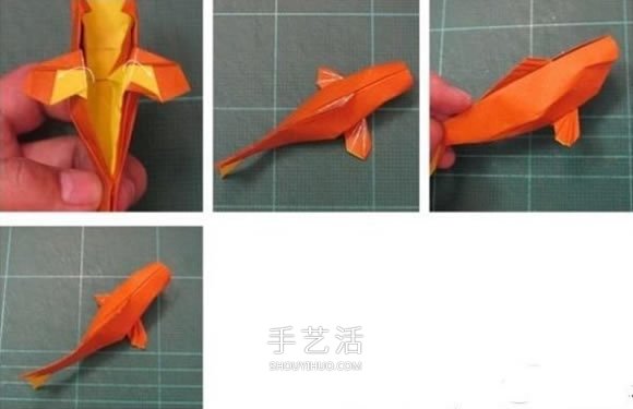 錦鯉魚(yú)的折法步驟圖 折紙錦鯉的方法圖解 -  www.rpnrmr.com